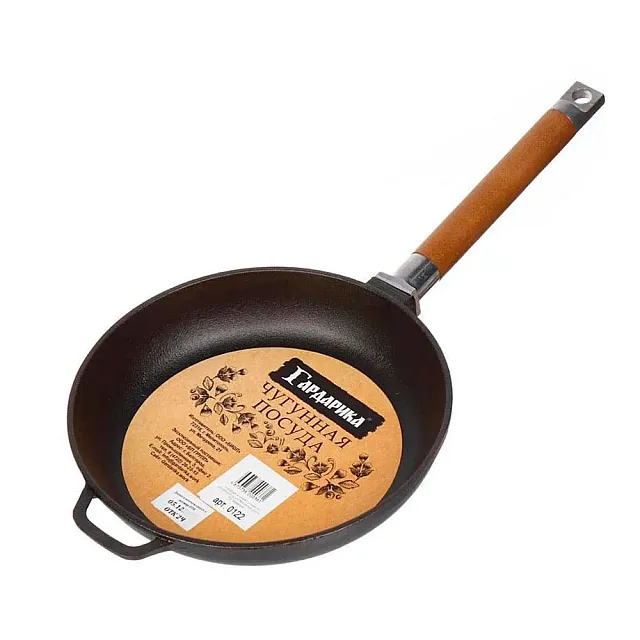 Сковорода чугунная ГАРДАРИКА 0128 280x45 мм
