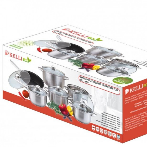 Набор кастрюль Kelli KL 4101