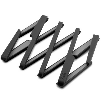 Складная подставка под горячее Joseph Joseph Stretch Silicone Pot Stand 70033 чёрная