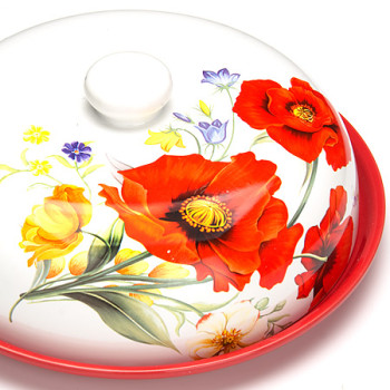 Блюдо для блинов "Маки" Loraine LR 26412