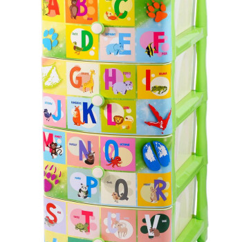 Комод пластиковый "Алфавит английский " elf-300