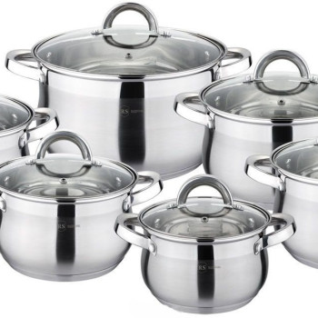 Набор кастрюль Rainstahl 1217-12