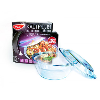 Кастрюля для свч 0852 1,5 л