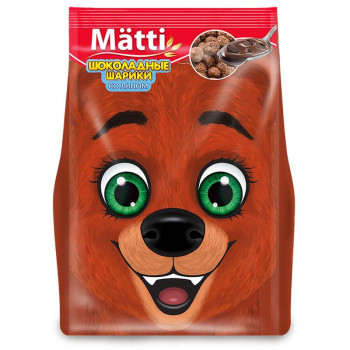 Matti Шоколадные шарики (Флоу-пак 200 гр)