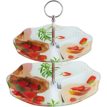 Конфетница 2-ух ярусная Bohmann BHG-1870