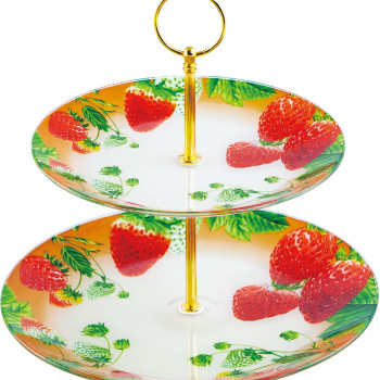 Конфетница 2-ух ярусная Bohmann BHG-1871