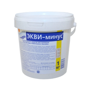 Средство для понижения значения уровня pH воды Экви-минус 1 кг