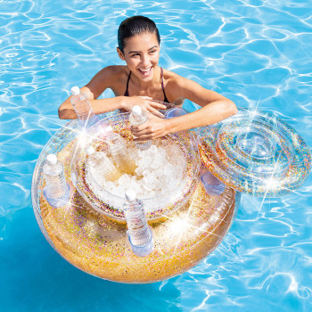 Надувной плавающий холодильник Intex Блеск 56810NP