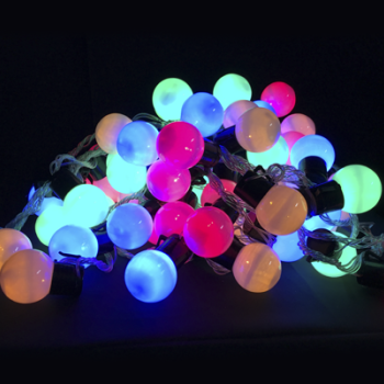Гирлянда "Шарики" мульти диод 10 м (23 мм)