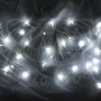 Светодиодный дождь 2 х 3 м с контроллером (прозрачный провод)