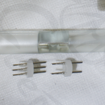 Прямой соединительный коннектор для 3-х проводного дюралайта