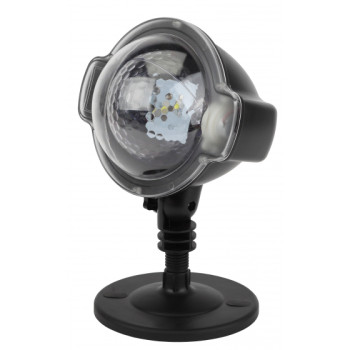 Проектор LED Падающий снег мультирежим холодный свет ЭРА