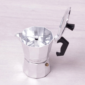 Гейзерная кофеварка Kamille KM-2500 0.15 л