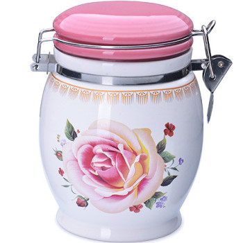Банка для сыпучих продуктов "Розы" Loraine LR 27742