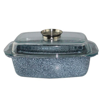 Гусятница со стеклянной крышкой Ofenbach 100517 5.5 л.