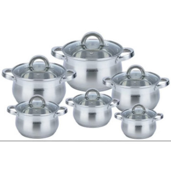 Набор кастрюль Alberg AL-2004 12 пр.