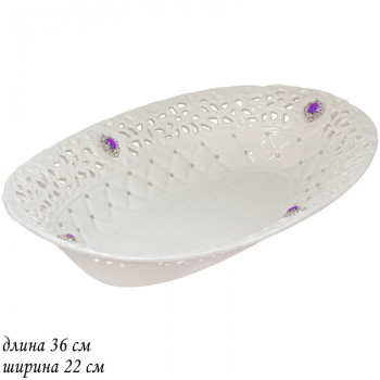 Блюдо овальное СЕВЕРНОЕ СИЯНИЕ Lenardi 110-135