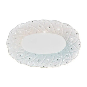 Блюдо овальное СЕВЕРНОЕ СИЯНИЕ Lenardi 110-011 42 см