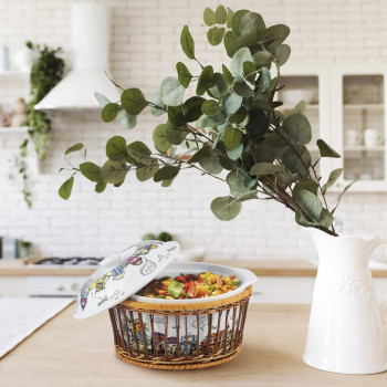 Кастрюля с крышкой и корзинкой Kamille 6301 1.8 л