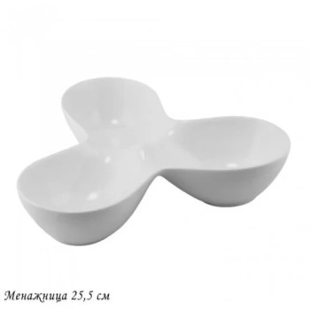 Менажница Lenardi BIANCO 118-052 25.5 см