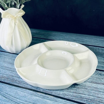 Менажница Lenardi BIANCO 118-058 30.5 см