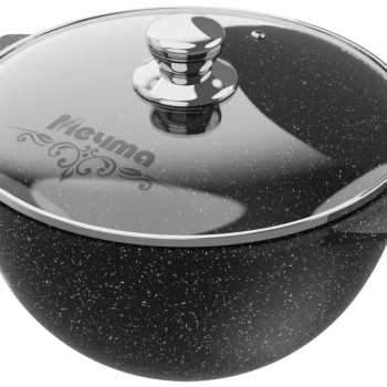 Казан Гранит black МЕЧТА 57802 7 л