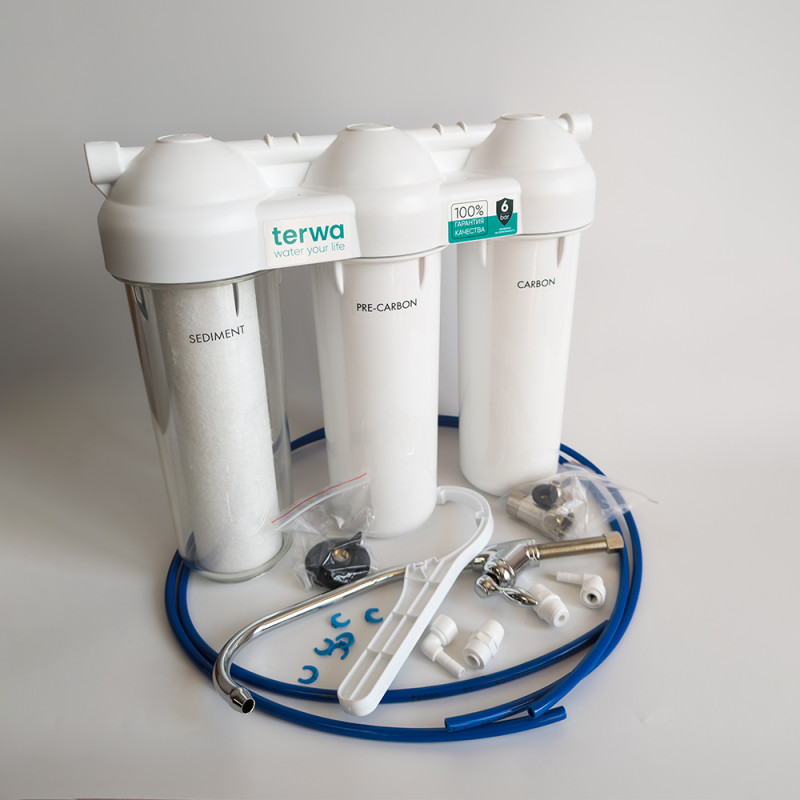 Трехступенчатый фильтр Terwa Трио Антижелезо 80003