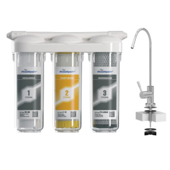 Проточная система Аквабрайт АБФ-ТРИА Умягчение