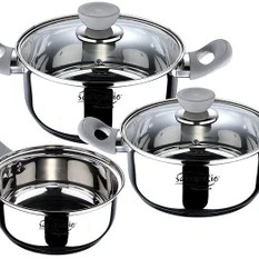 Набор посуды Bergner SG-8045 2,1/2,9/ковш 1,5л 5 пр.