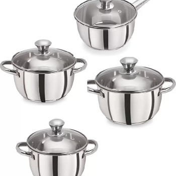 Набор посуды Bergner SG-8066 1,5/2/3/ковш 1,5л 7 пр.